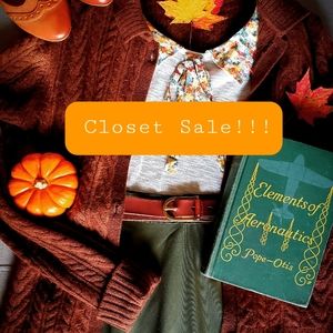 Cottage Core Closet Sale!!!